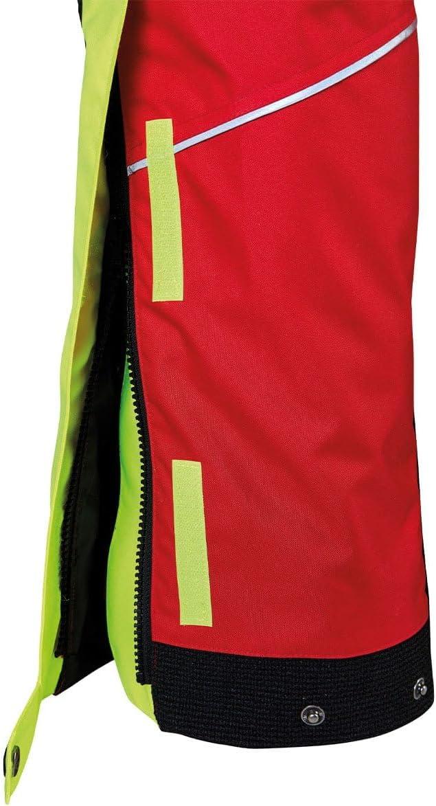PSS Regenhose wasserdicht/Outdoorhose X-Treme Rain Rot/Gelb