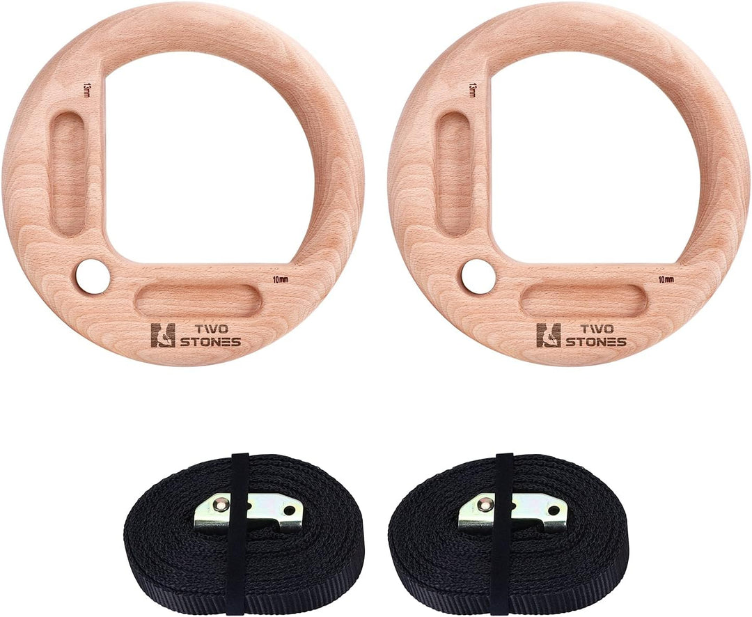 TWO STONES Tragbares Griffbrett als Klettertraining Boards mit Kanten und Taschen, Tragbares Kletter