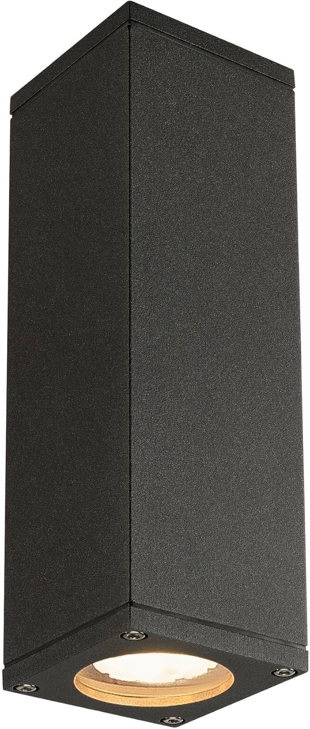 SLV THEO UP/DOWN | Beleuchtung von Garten, Terrasse, Fassade, Hauswand, Eingangsbereich, Aussen-Leuc