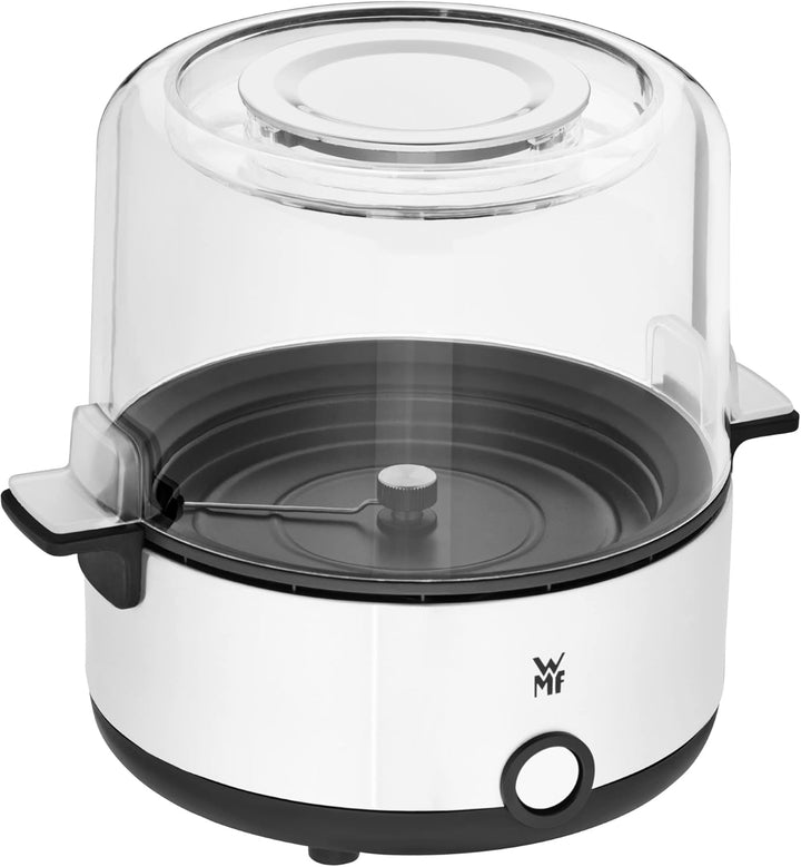 WMF Küchenminis Popcornmaschine für zuhause, Popcorn Maker, beschichtete Heizplatte, Deckel als Serv