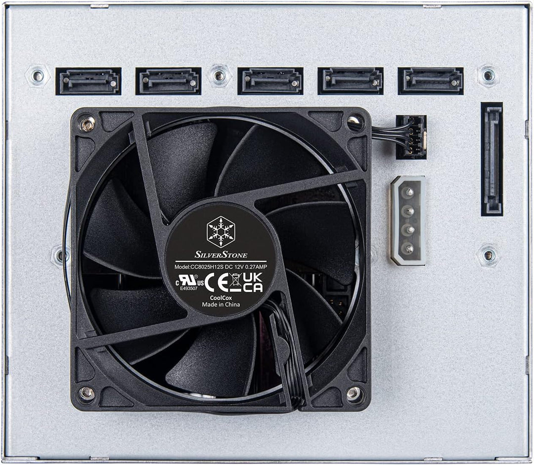 Silverstone SST-FS305-E - Hot-Swapping-Adapterkäfig SAS-12G/SATA-6-Gbit/s, DREI-5,25-Zoll-Einschübe-