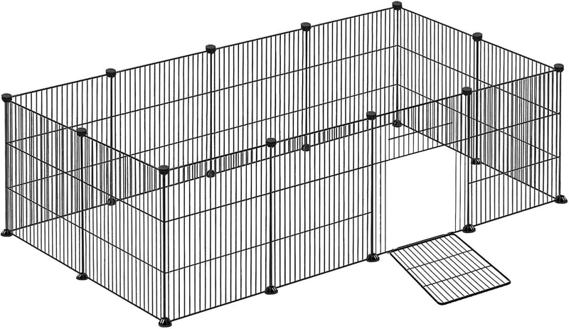 YRHome Freigehege Gittergehege für Kaninchen Hasen Meerschweinchen Käfig Gehege Kleintierkäfig inkl.