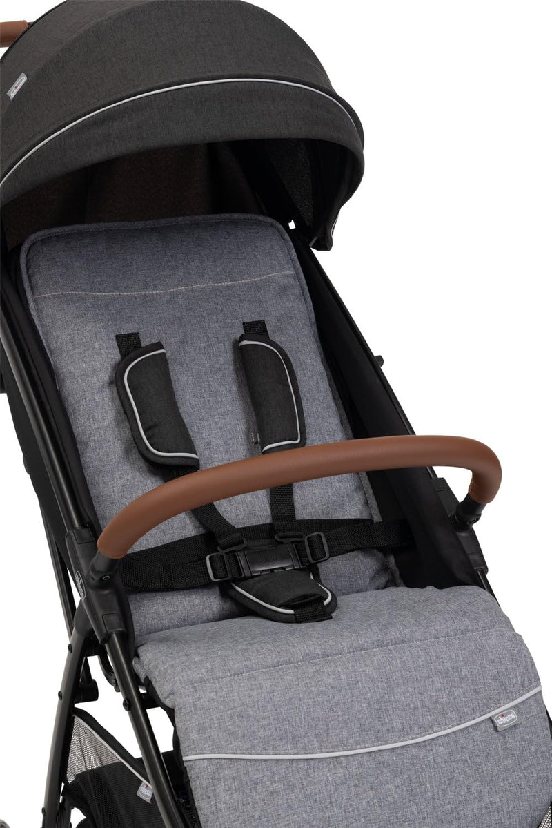 Chicco Glee Kinderwagen, Buggy praktisch und leicht, automatischer Verschluss, breiter und bequemer