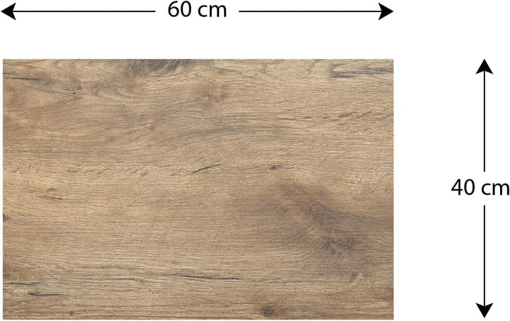 ALLboards Metallische Magnettafel HOLZ BAUMSTAMM BAUMKERN 60x40cm MetalBoards Memoboard für jede Art