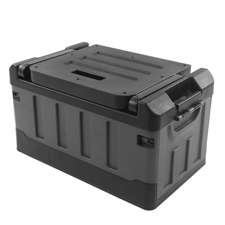 Ejoyous Kofferraum Organizer, Aufbewahrungsbehälter mit Faltbarem Sitz Als Wartungsbox für Heimaufbe