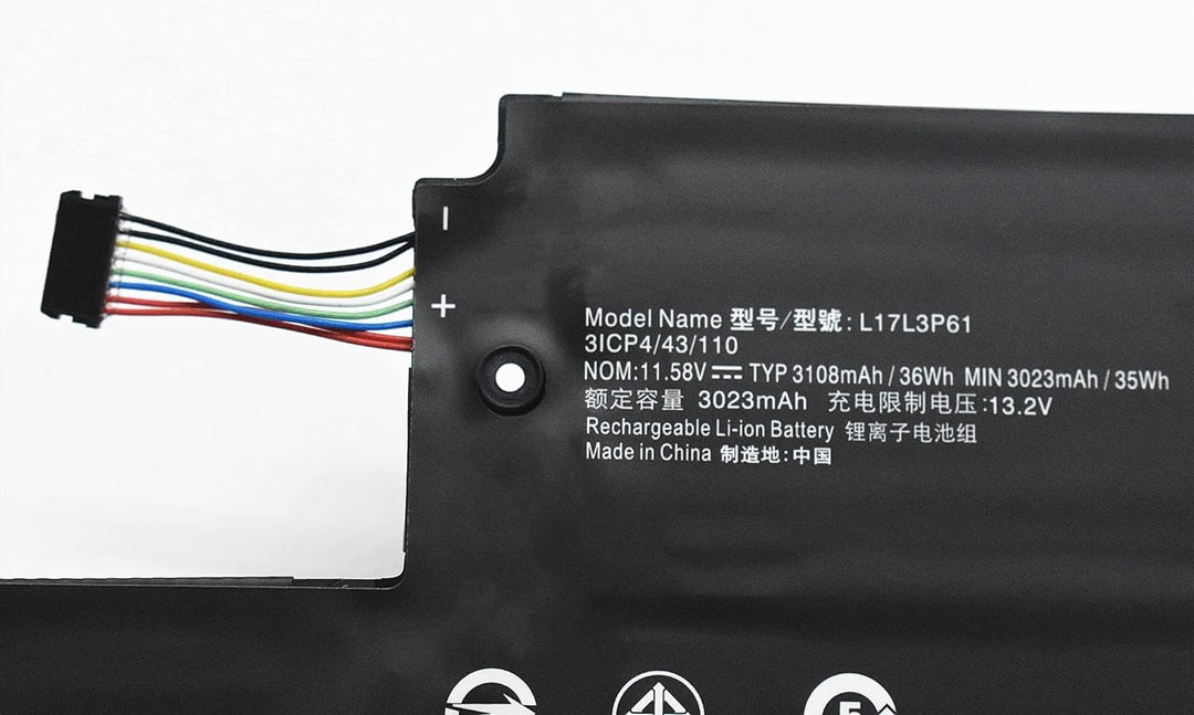 PUGASR L17L3P61 Laptop Akku Kompatibel mit Lenovo IdeaPad Yoga 720-12IKB 330-11IGM 320S-13IKB Flex 6