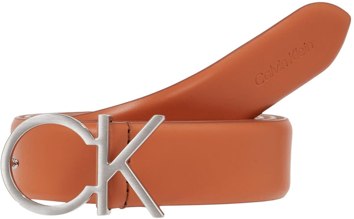 Calvin Klein Damen Re-Lock Ck Logo Belt 30Mm Gürtel 70 Braun (Autumn Leaf), 70 Braun (Autumn Leaf)