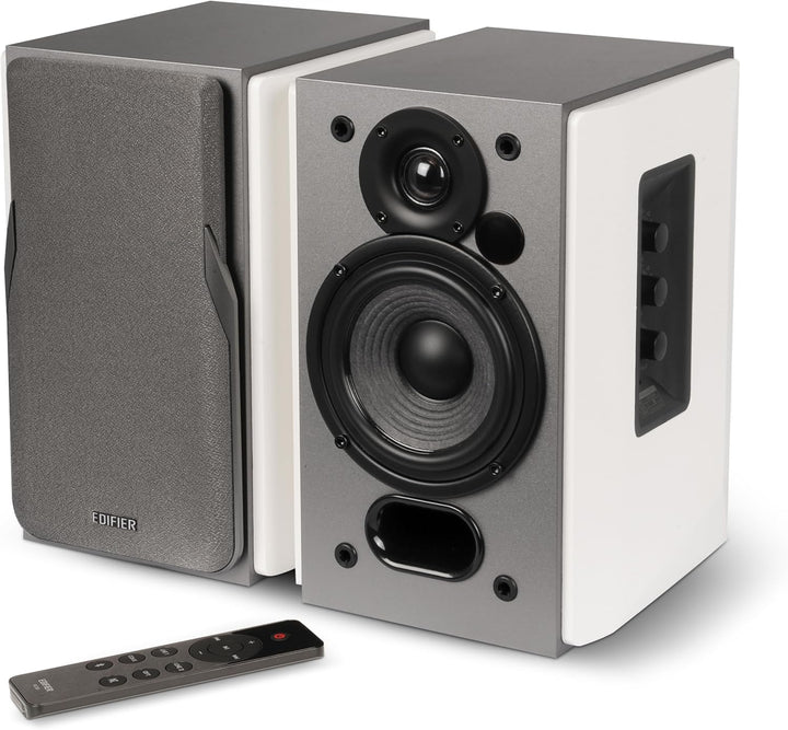 EDIFIER Studio R1380DB 2.0 Regallautsprecher-System (42 Watt) mit Bluetooth 5.1 (aptX). Infrarot-Fer