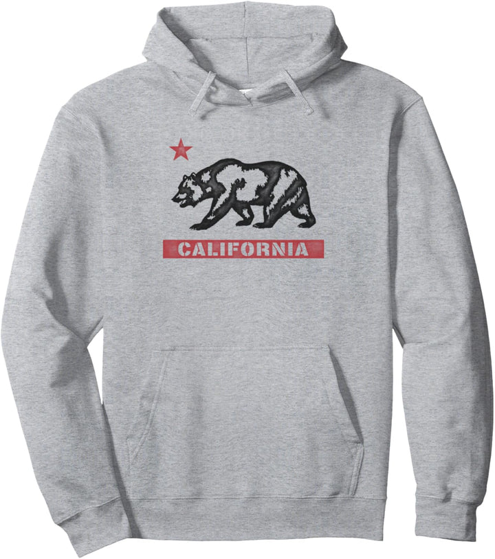 California State Grizzly Bear Pullover Hoodie