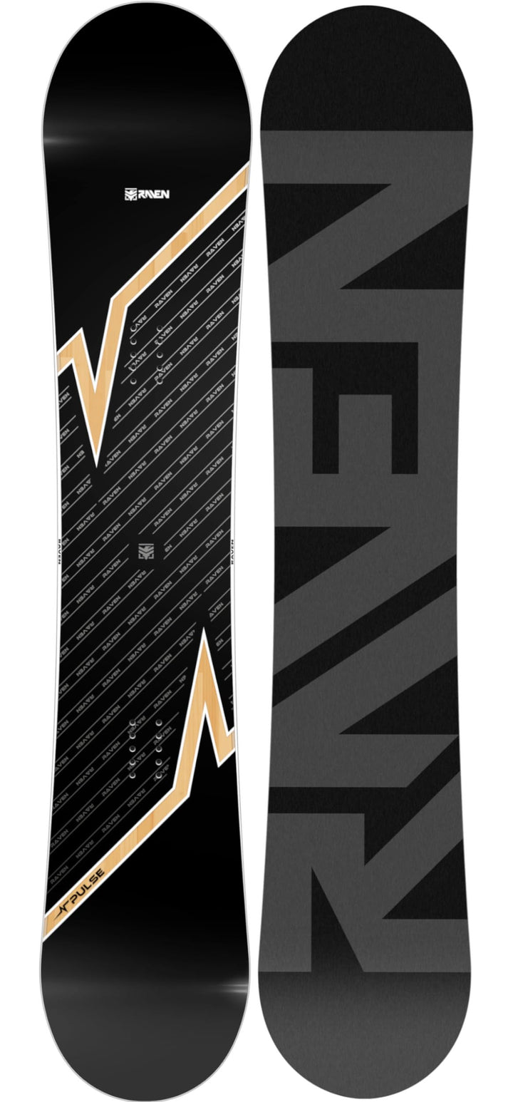 RAVEN Snowboard Set: Snowboard Pulse + Bindung s230 Lime 170cm Wide + s230 Lime M/L, 170cm Wide + s2