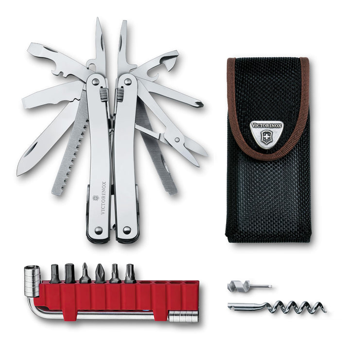 Victorinox Multifunktionswerkzeug Swiss Tool Spirit X Plus, 35 Funktionen, Swiss Made, Multitool mit