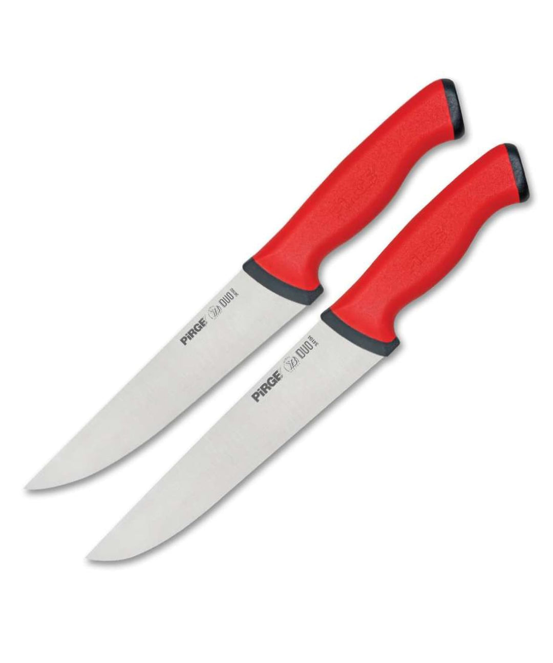 Pirge Duo Profi Metzgermesser Set 2 TLG - Rutschfester Griff - 16,5 cm und 21 cm - Schlachtermesser