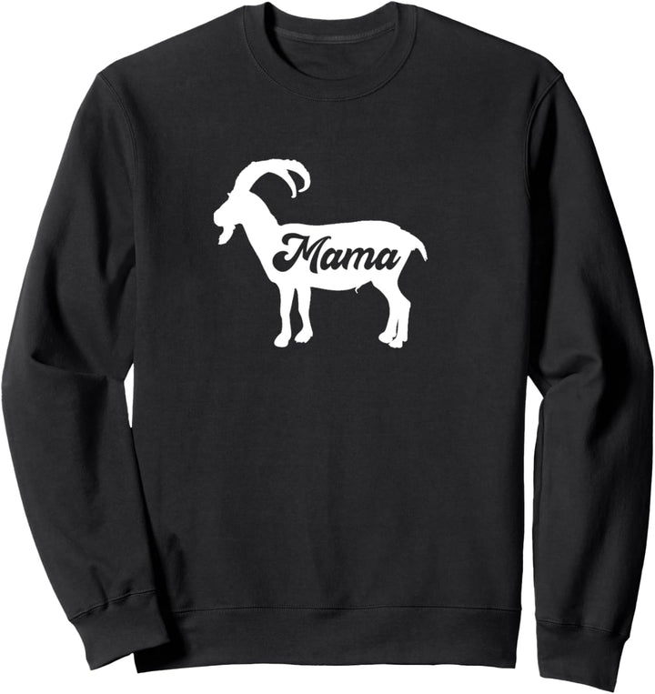 Mama Ziege Niedlich Familie Matching Kostüm Sweatshirt