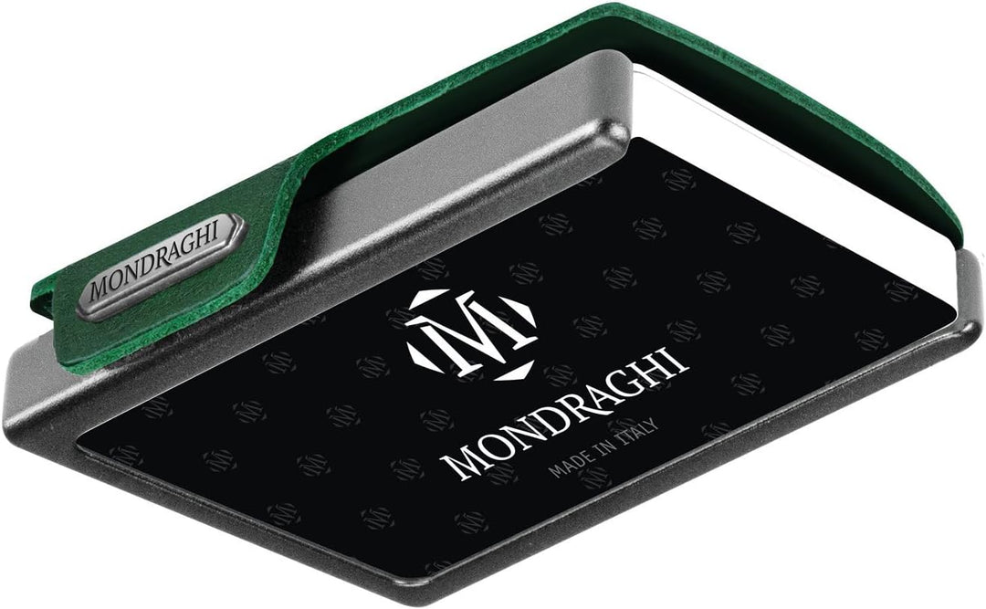 Mondraghi Miniwallet aus echtem Leder Leicht und handlich. Schlanker Geldbeutel für Kreditkarten, Ba