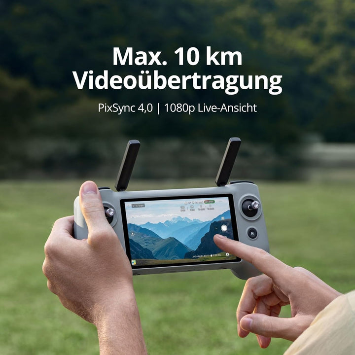 Potensic ATOM 2 Fly More Combo mit RC PTD 1, Drohne mit Kamera 4K HDR-Video, 8K Foto, unter 249 g, 3