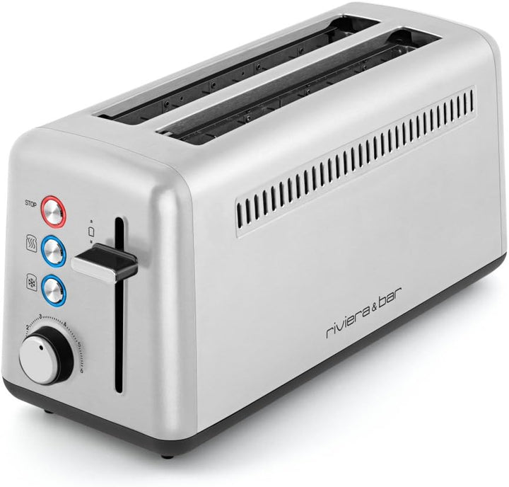 Riviera & Bar QGP 480 Toaster mit 2 Schlitzen Extralanges Edelstahl