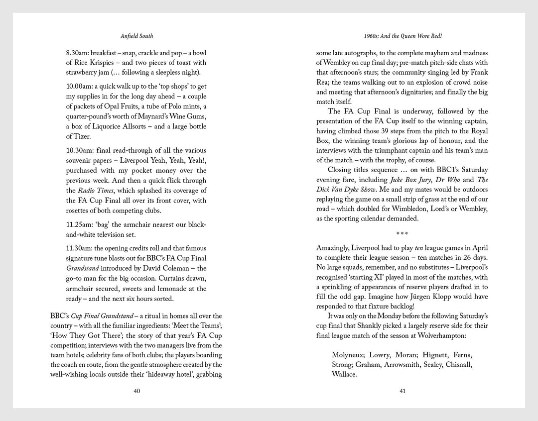 Anfield South: 75 Years of Liverpool at Wembley, Gebundenes Buch