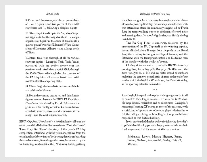 Anfield South: 75 Years of Liverpool at Wembley, Gebundenes Buch