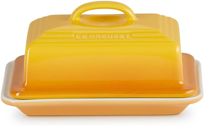 Le Creuset Butterdose aus Steinzeug, 900 g, 17 x 12.5 x 9 cm, Nectar, 70837176720000, Nectar