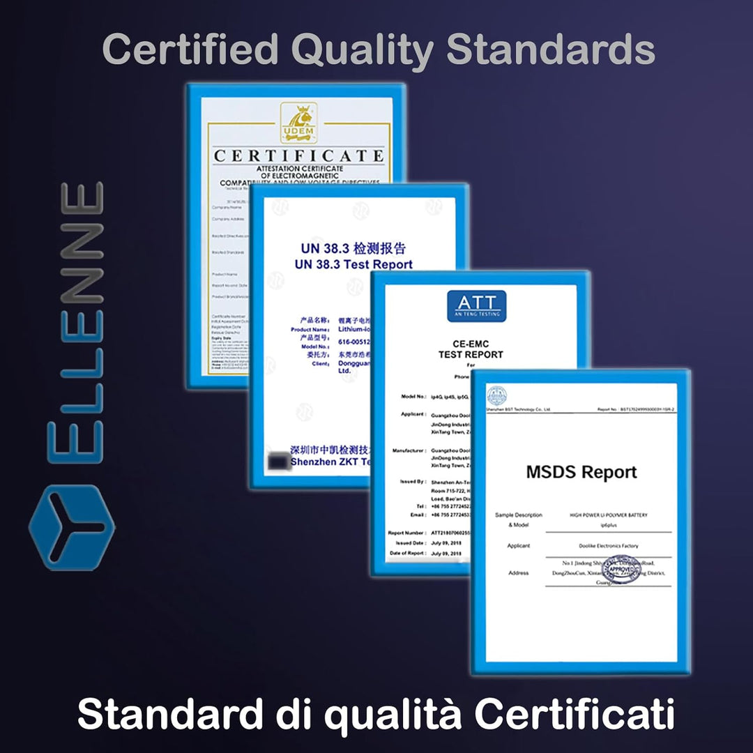 ELLENNE Akku mit hoher Kapazität 11560 mAh, kompatibel mit iPad 3 und iPad 4 mit Demontage-Kit im Li