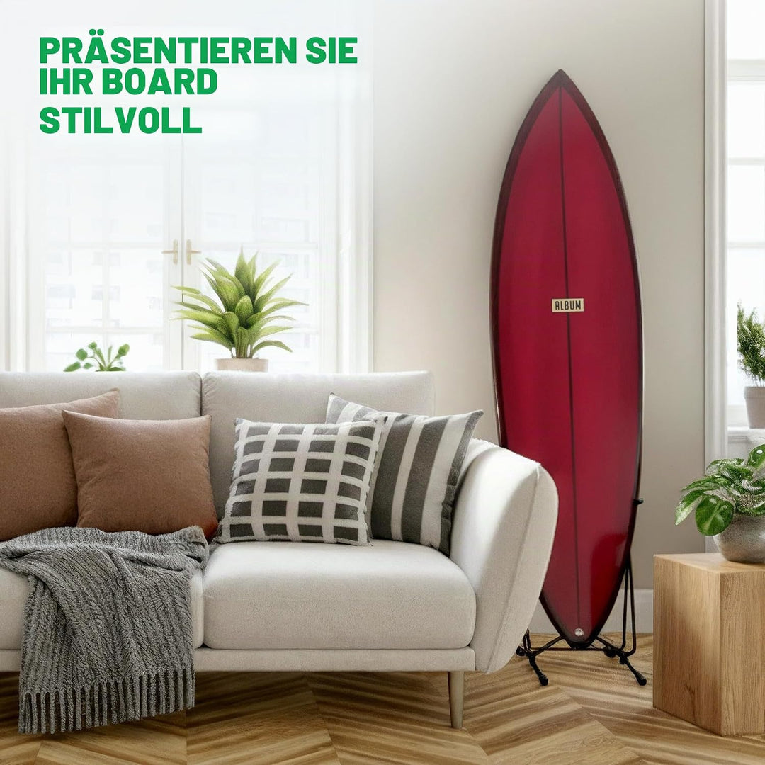 COR Surf Surfbrett-Ständer, funktioniert mit Shortboards, Longboards, Keine Mittelflosse erforderlic