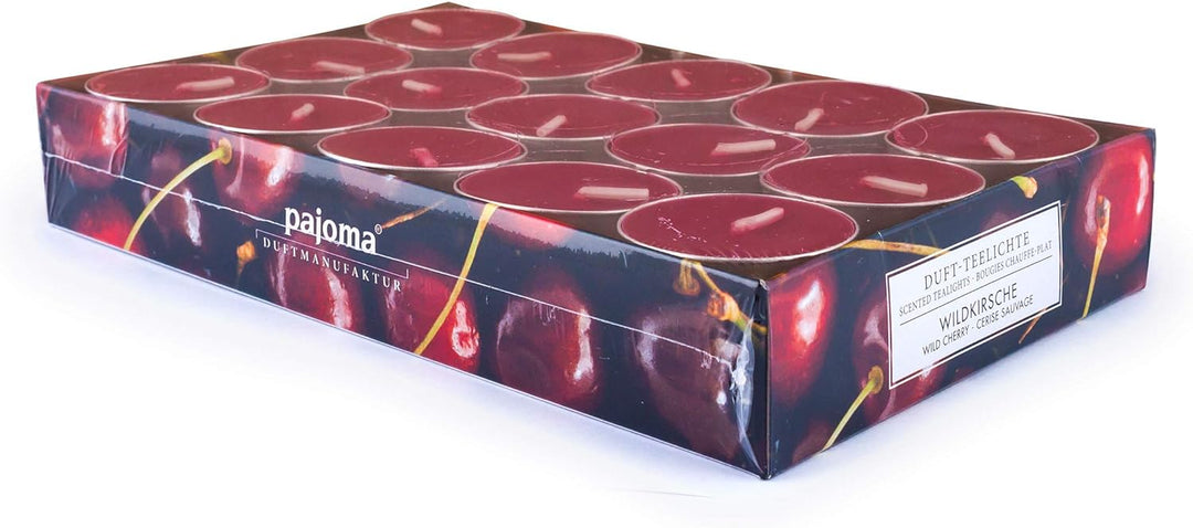 pajoma Duft Teelichte 240 Stück Duftkerzen frische fruchtige Frühjahr Sommer Düfte, 8X 30 Teelichte