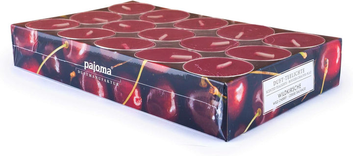 pajoma Duft Teelichte 240 Stück Duftkerzen frische fruchtige Frühjahr Sommer Düfte, 8X 30 Teelichte