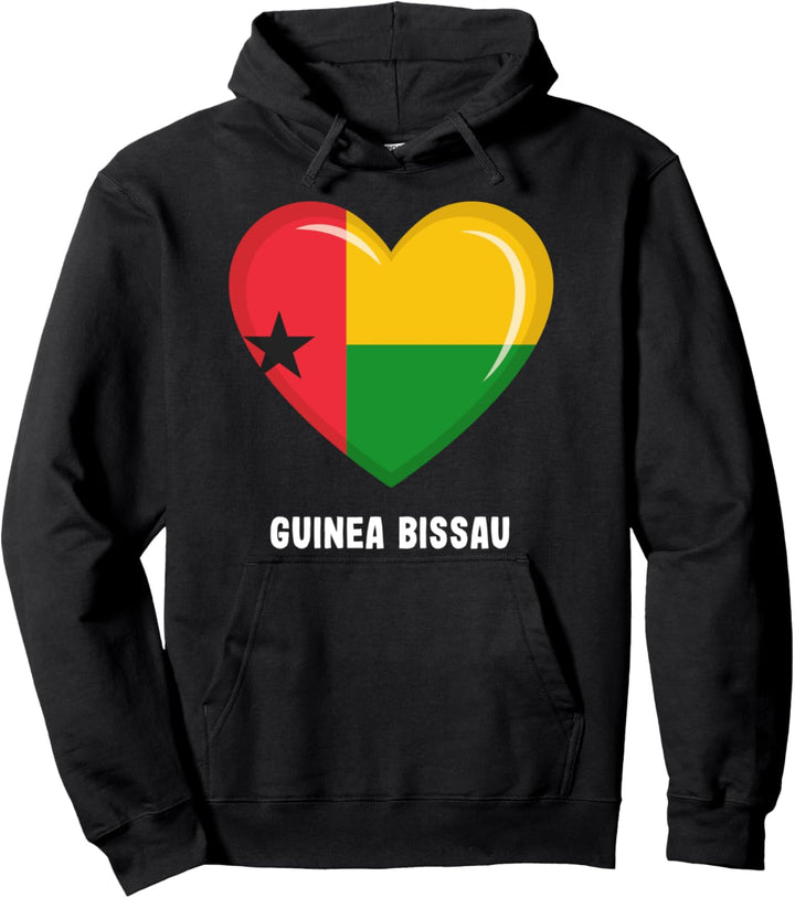 Guinea-Bissau Flagge Hoodie | Guinea-Bissauan Pullover Hoodie