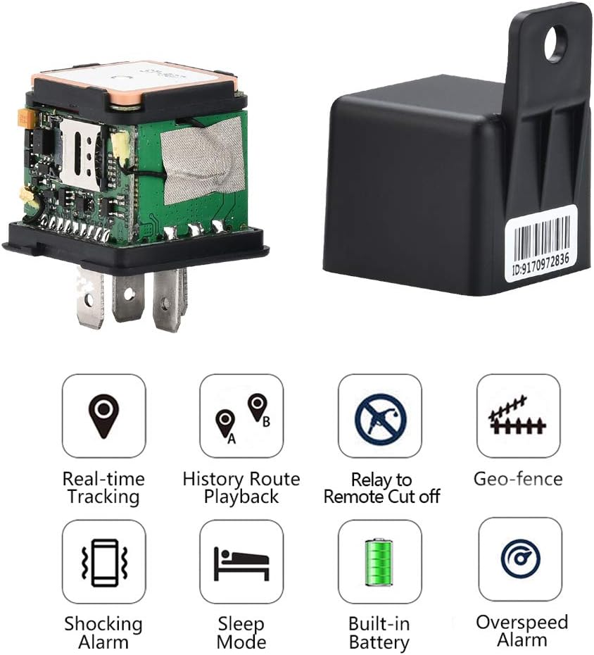 SinoTrack 4G GPS Tracker für Fahrzeuge, ST-907L LTE Auto Relais Mini GPS Tracker, Echtzeit Standort