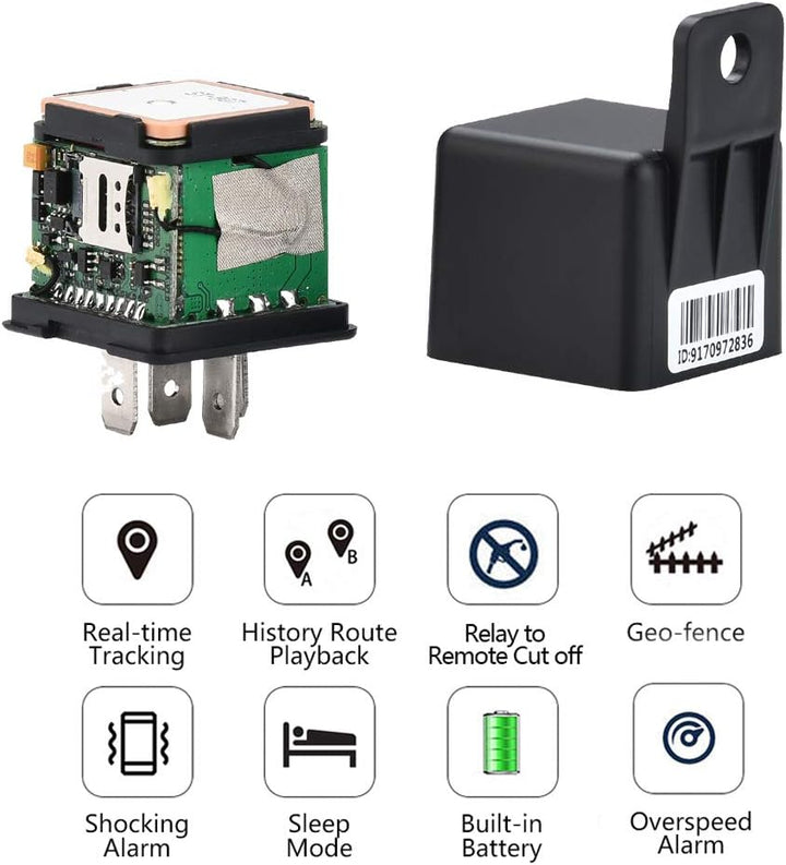 SinoTrack 4G GPS Tracker für Fahrzeuge, ST-907L LTE Auto Relais Mini GPS Tracker, Echtzeit Standort