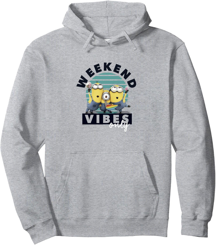Despicable Me Minions Group Shot Party Weekend Vibes Only Pullover Hoodie