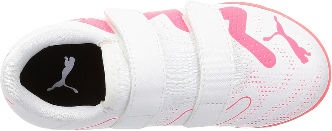 PUMA Unisex Kinder Future Play Tt V Jr Leichtathletik-Schuh 35 EU Puma White Fire Orchid, 35 EU Puma