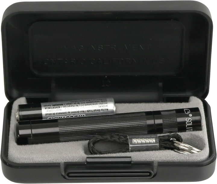 MagLite Solitaire LED 1AAA Flashlight Schwarz Single, Schwarz Single