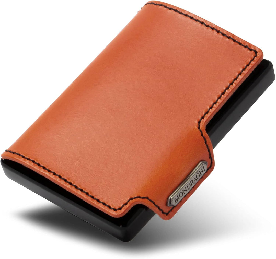 MONDRAGHI Mini-Wallet. Ultraleichte, schlanke Mini-Brieftasche - Kartenhalter und Kartenhalter mit M