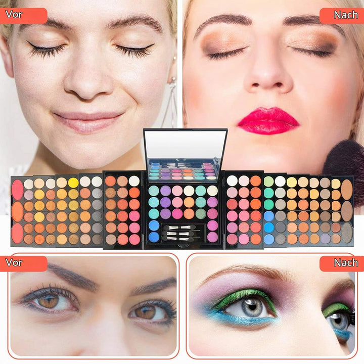 PhantomSky 148 Farben Schminkset, Cosmetics Schminkkoffer Mädchen Make Up Set für Teenager Kosmetik