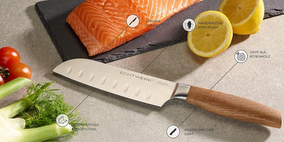 ECHTWERK Santokumesser Edition aus hochwertigem Stahl, Küchenmesser, Kochmesser, Allzweckmesser, Spe