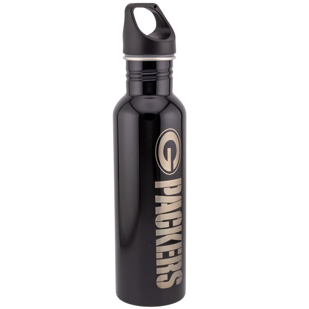 Green Bay Packers NFL Trinkflasche Thermobecher Wasserflasche aus Edelstahl Lasergravur 750 ml