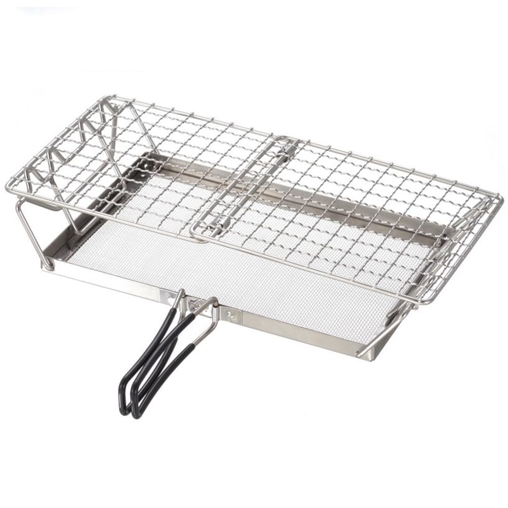 Camp Herd Toaster, Tragbarer Faltbarer Campingkocher Toaster, Blech Brot Toaster für BBQ Party Outdo