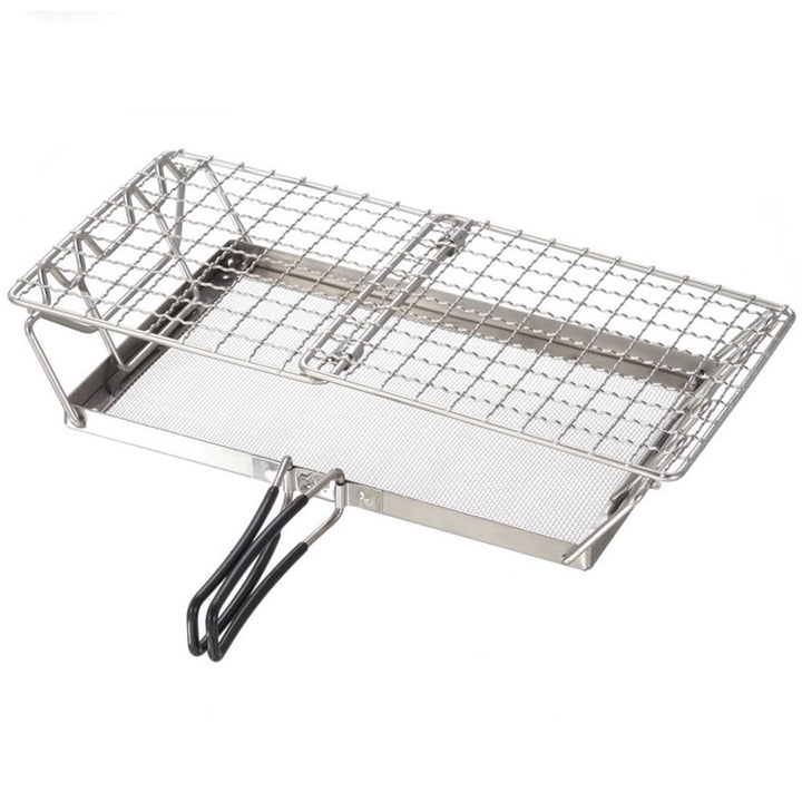 Camp Herd Toaster, Tragbarer Faltbarer Campingkocher Toaster, Blech Brot Toaster für BBQ Party Outdo