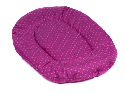 adena Hundekissen oval 108 x 68 cm - Tupfen pink 108 x 68 cm Tupfen pink, 108 x 68 cm Tupfen pink