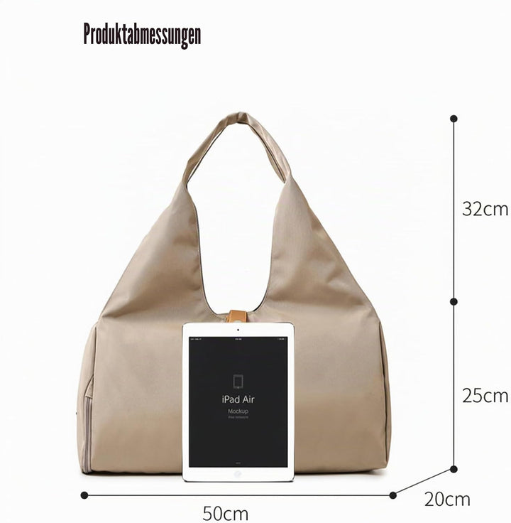 Yogatasche Sporttasche Damen Herren mit Schuhfach &amp; Nassfach – Yoga Tasche Fitnesstasche Trainingsta