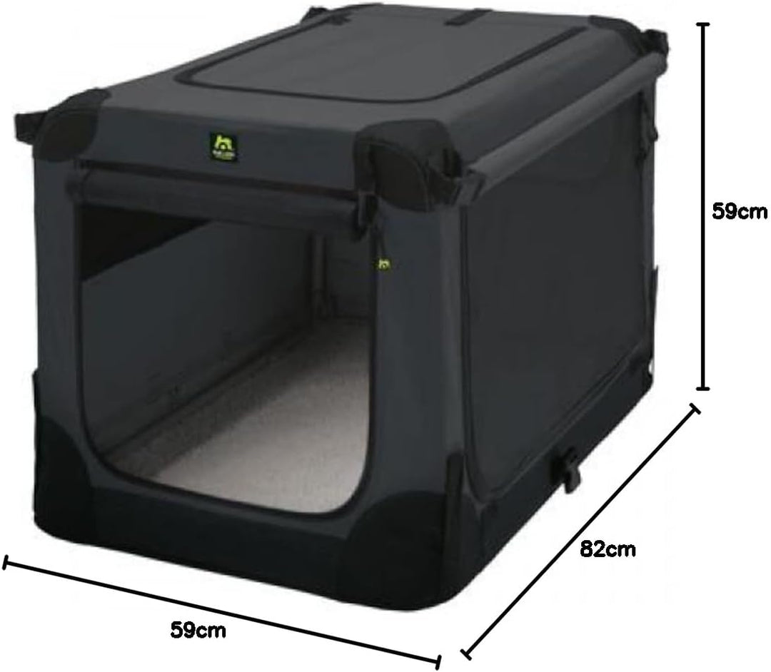 Maelson Soft Kennel Hundebox - Anthrazit - 82 x 59 x 59 cm Anthrazit L 82 x B 59 x H 59 cm, Anthrazi