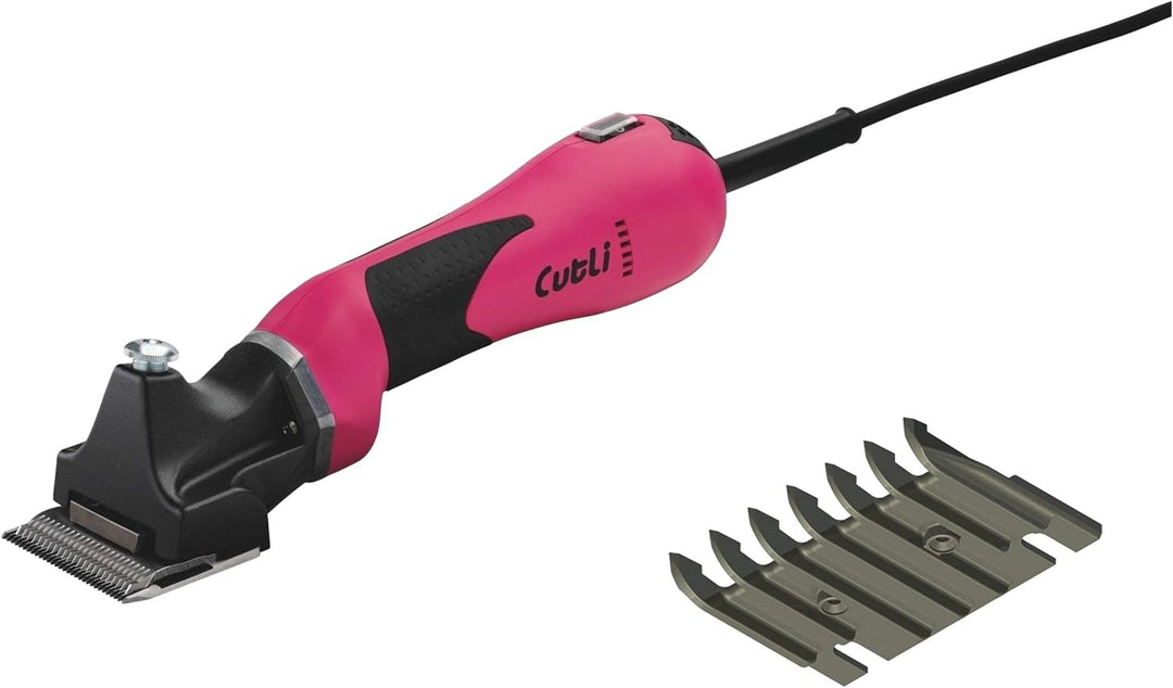 LISTER Pferdeschermaschine LI CUTLI + Messersatz LI 102 + Spezial-Schermaschinenöl + Kunststoffkoffe