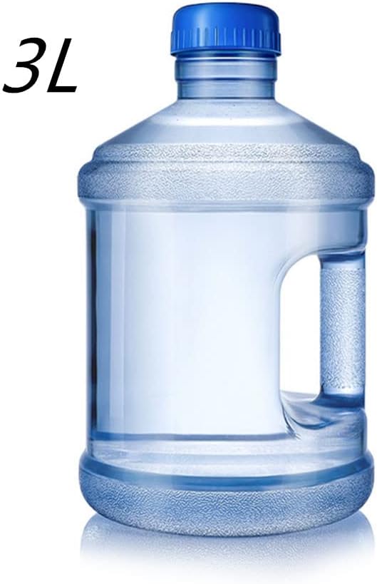 FAVOMOTO PC Wasserbehälter Trinkflasche: 3 Liter Reine Wasserflasche Mineralwasserflasche tragbarer