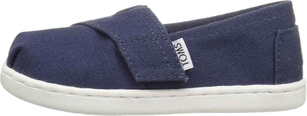 TOMS Unisex Kinder Alpargata Flache Slipper 17.5 EU Marineblau, 17.5 EU Marineblau
