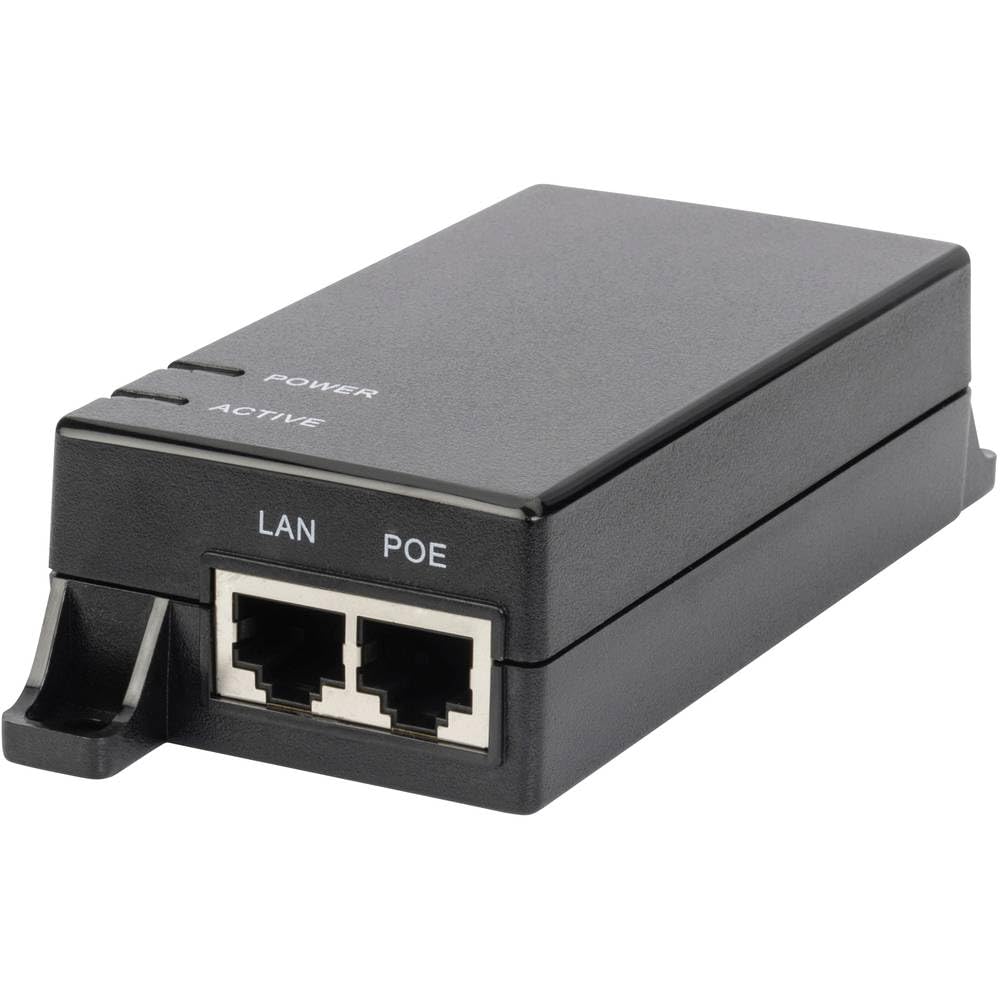 DIGITUS PoE Injektor - IEEE802.3af - Gigabit Ethernet - 15.4 Watt - max. 48 Volt - Stromversorgung P
