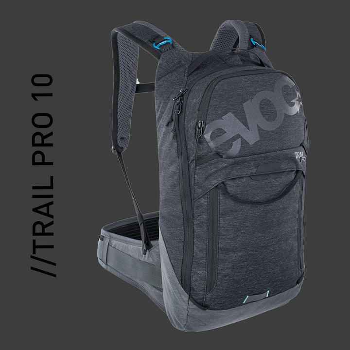 EVOC TRAIL PRO Protektor Rucksack für Trailriding & Renneinsätze (10l, 16l oder 26l, Grössen: S/M &