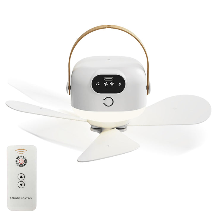 Campingventilator Tragbarer: Camping Ventilator mit Licht, Camping Licht LED Campinglampe, Wiederauf