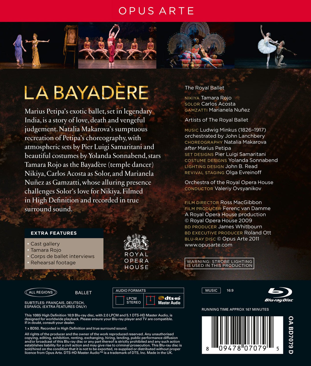 Minkus - La Bayadere, Blu-ray