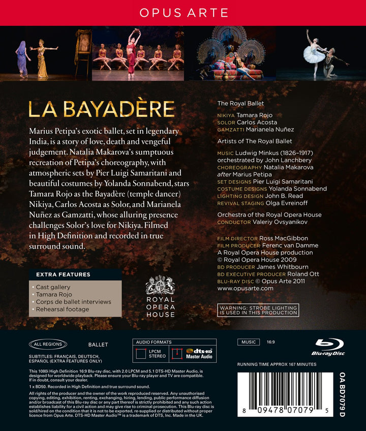 Minkus - La Bayadere, Blu-ray